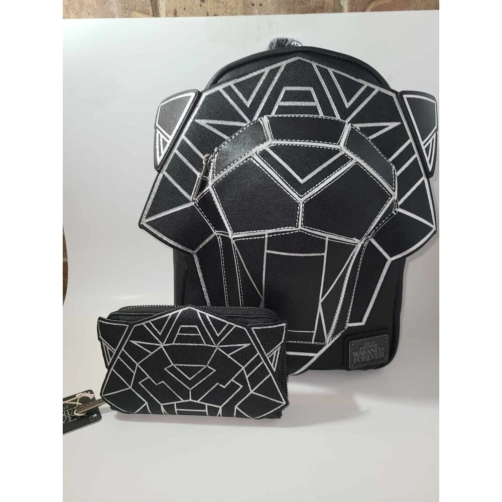 Wakanda Forever Backpack Marvel Mini Backpack & Wallet NWT Back to School